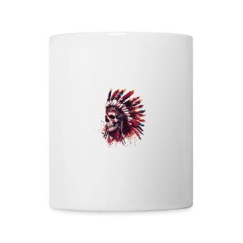 Indian Chief Skull - Mug - white - Front