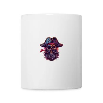 Pirate Skull Captain - Mug - white - Front