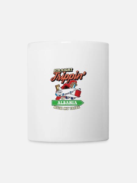Voyage direct en Albanie avec ma famille de tribu - Mug blanc - blanc
