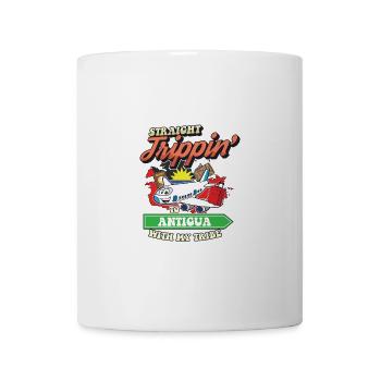 Straight Trippin' To Antigua With My Tribe Family - Mug - white - Front