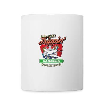 Straight Trippin' To Cambodia With My Tribe - Mug - white - Front