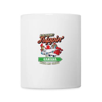Voyage direct au Canada avec ma famille tribe - Mug blanc - blanc - Devant