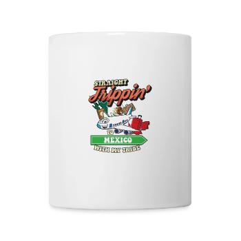 Voyage direct au Mexique avec ma famille de tribu - Mug blanc - blanc - Devant