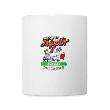 Straight Trippin' To Norway With My Tribe Family - Mug - white - Front