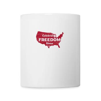 Celebrating FREEDOM since 1776 - Tasse - Weiß - Vorne
