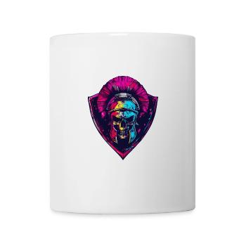 Spartan Skull Gladiator - Mug - white - Front