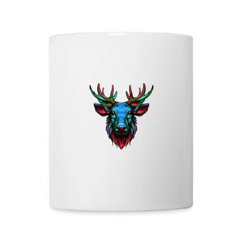 Moose Portrait Colorful - Mug - white - Front