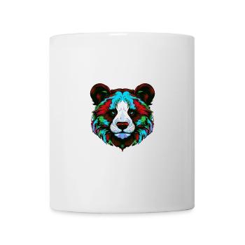 Panda Portrait Colorful - Mug - white - Front