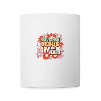 Loved By Jesus For 17 Years 17th Birthday - Mug - white - Front