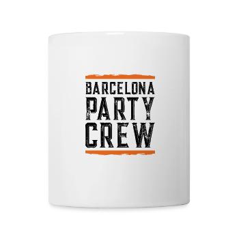 Équipe de fête à Barcelone - Mug blanc - blanc - Devant
