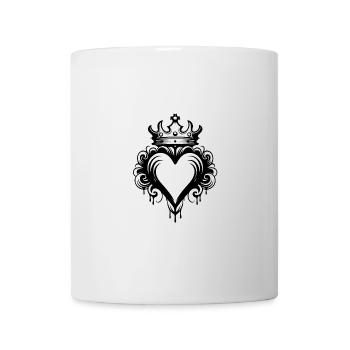 Heart Crown Love - Mug - white - Front