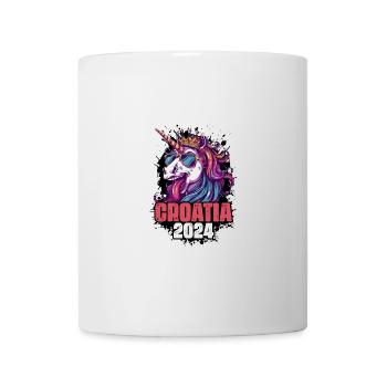 Croatie 2024 Licorne - Mug blanc - blanc - Devant
