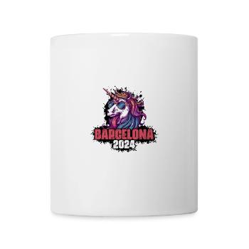 Licorne de Barcelone 2024 - Mug blanc - blanc - Devant