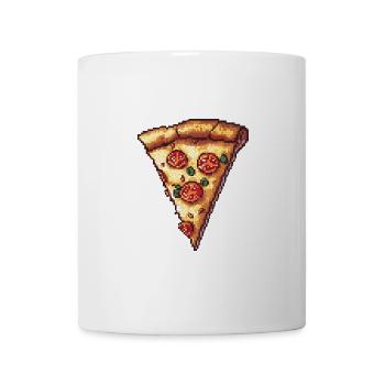 Pizza Pixel Gamer - Mug - white - Front