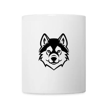 Akita Hund Kopf - Tasse - Weiß - Vorne
