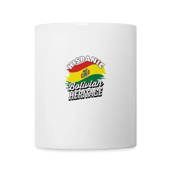 Hispanisches Bolivianisches Erbe Stolz Bolivienisches Erbe - Tasse - Weiß - Vorne
