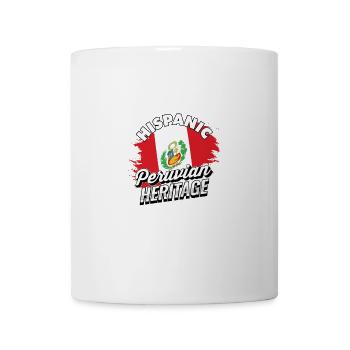 Hispanisches peruanisches Erbe - Peru Heritage Geschenke - Tasse - Weiß - Vorne