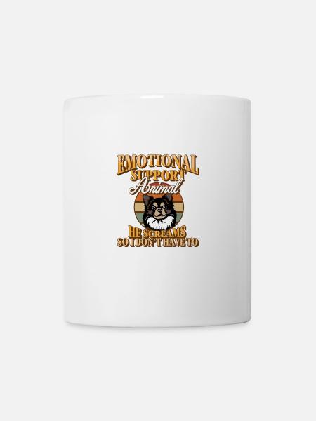 Emotionale Unterstützung Tier Chihuahua Begleiter Sie - Tasse - Weiß