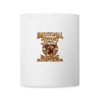 Emotional Support Animal German Shepherd Companion - Mug - white - Front