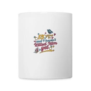 15 Jahre später und ich habe ihn noch nicht getötet - Tasse - Weiß - Vorne