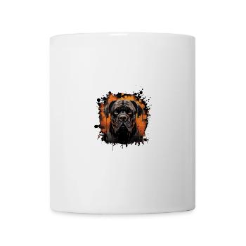 Portrait de chien Mastiff - Mug blanc - blanc - Devant