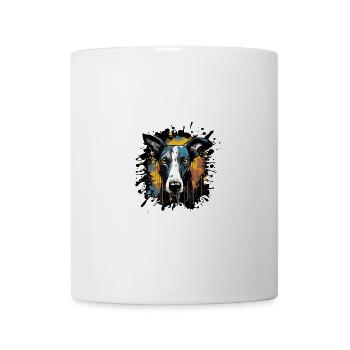 Greyhound Dog Portrait - Mug - white - Front