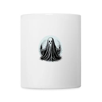 Awesome graphical ghost design - Mug - white - Front