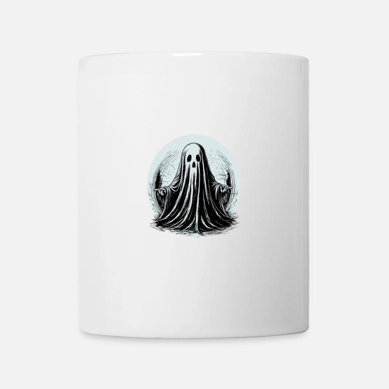 Conception graphique fantôme impressionnante - Mug blanc - blanc