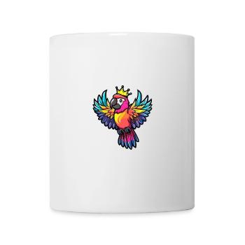Couronne de bande dessinée Papagai - Mug blanc - blanc - Devant