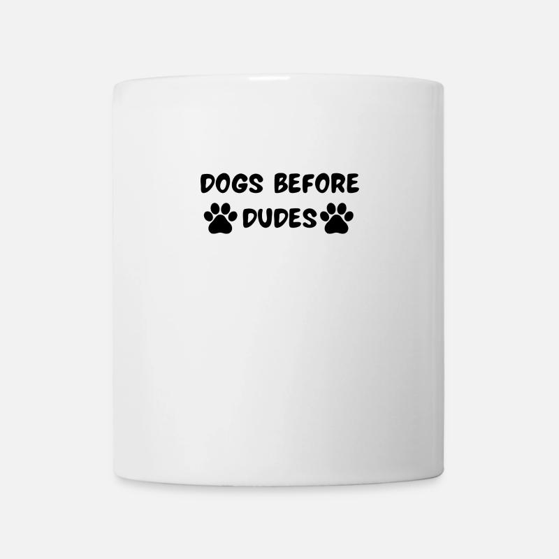 Hunde vor Kerlen - Tasse - Weiß