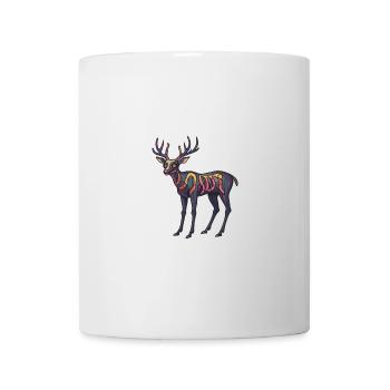Bande dessinée d’Halloween cerf - Mug blanc - blanc - Devant