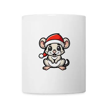 Noël Souris - Mug blanc - blanc - Devant