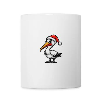 Pelikan Vogel Weihnachten - Tasse - Weiß - Vorne