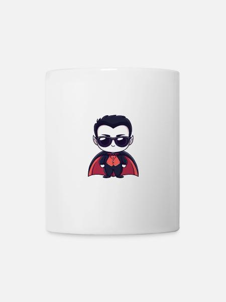 Vampir Halloween - Tasse - Weiß