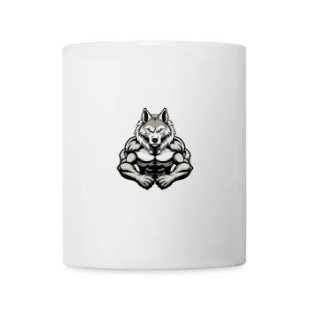 Husky Dog Muscles Bodybuilding - Mug - white - Front