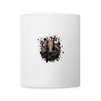 Pferd Kopf Porträt Krone - Tasse - Weiß - Vorne