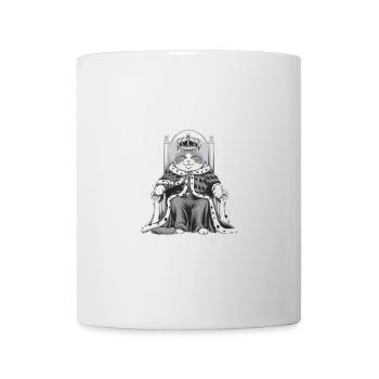 Meine Katze führt dieses Haus Ich zahle nur Miete Monarch - Tasse - Weiß - Vorne