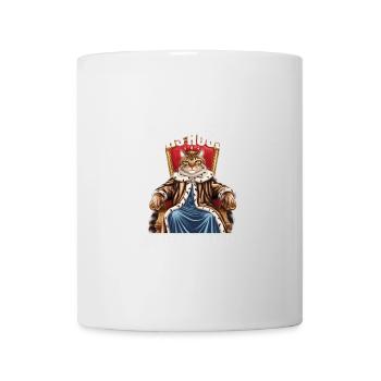 Meine Katze führt dieses Haus Ich zahle nur Miete Katzenliebhaber - Tasse - Weiß - Vorne