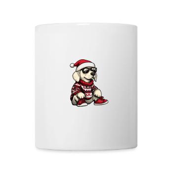 Labrador Chien Noël Noël - Mug blanc - blanc - Devant