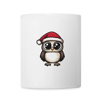 Hibou Noël Noël - Mug blanc - blanc - Devant