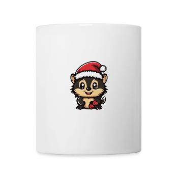 Hérisson Noël Noël - Mug blanc - blanc - Devant