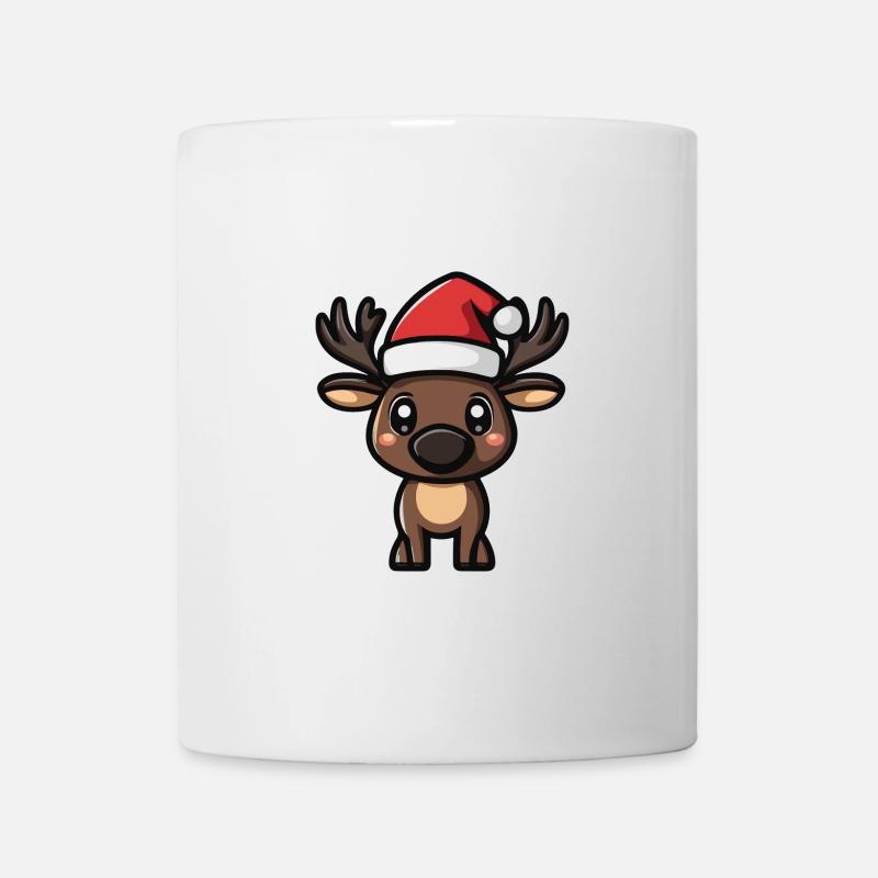 Elch Weihnachten Christmas - Tasse - Weiß