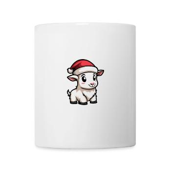 Chèvre de montagne Noël Noël - Mug blanc - blanc - Devant