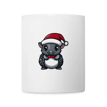 Armadillo Noël Noël - Mug blanc - blanc - Devant