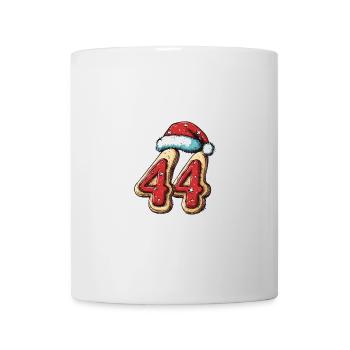 44 Zahl Weihnachten - Tasse - Weiß - Vorne