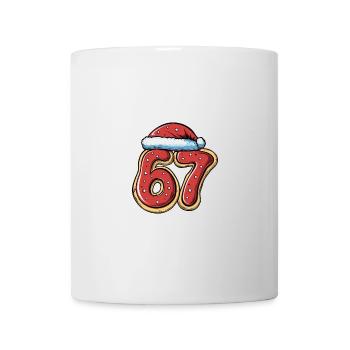 67 Number Christmas - Mug - white - Front