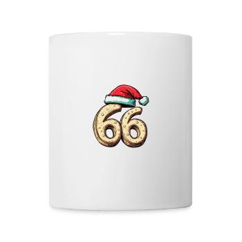 66 Zahl Weihnachten - Tasse - Weiß - Vorne
