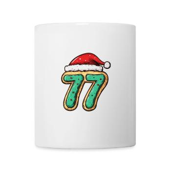 77 Number Christmas - Mug - white - Front