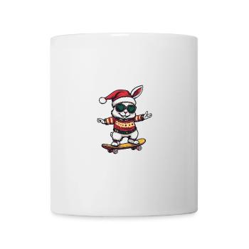 Hase Weihnachten Lustig - Tasse - Weiß - Vorne