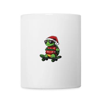 Turtle Christmas Funny - Mug - white - Front